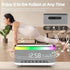 Strackvial 15W 2x10W 6 BT5.3/AUX/TF/USB, Bluetooth Speaker with Wireless Charging & Digital Clock, LED Display, Qi