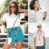 SS Cell Phone Lanyard - 2 Adjustable Neck Straps, 2 Phone Tether Tabs, Universal Crossbody Strap, Black Grey