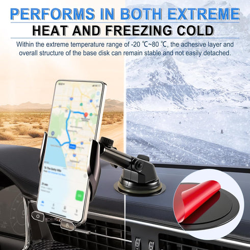 LivTee 3PCS 3.15" Car Dashboard Pad for Suction Cup Phone Mounts & GPS Suction Mounts, Backed with Strong Adhesive pad