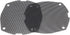 Replacement Front Mesh Speaker Grill Cover for Harley Touring Electra Glide FLHT, Street Glide FLHX 1996-2013