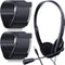 Yunsailing 30 Pack Classroom Headphones with Microphone | Lightweight Adjustable Earphones | 3.5 mm Jack