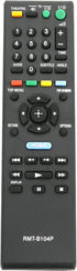 New RMT-B104P Replaced Remote for Sony Blu-Ray Disc DVD Player Models BDP-S360, BDP-S560, and more