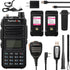 Radioddity GM-30 GMRS Handheld Radio - Long Range Two Way Radio with 11 NOAA Channels, Includes 2 Batteries