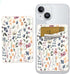 AOHRO Phone Card Holder - Dual Pocket Leather Wallet with Adhesive, Cute Credit