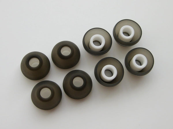 8 Large (L) Ergonomical Comfort Earbuds Eartips Replacement Set for Sennheiser IE, CX, CXC, CXL, OCX, MM Series