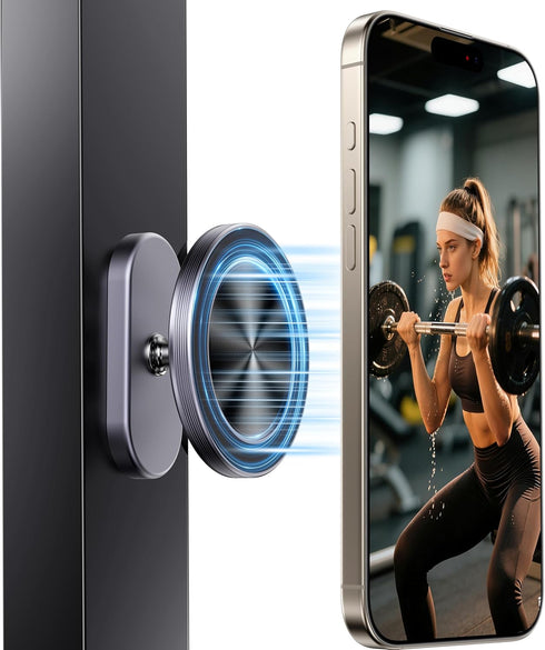 MAGDIGITEH Magnetic Phone Holder for Gym:Strong Magnets Gym Golf Accessories Essentials for Men/Women,
