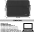 15.6 Inch Laptop Sleeve Case, Water Resistant Shockproof Protective Cover with Handle, Portable Carrying Bag Compatible