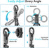 Fourpillars 3-in-1 MagSafe Phone Tripod, Portable Pocket Size Selfie Stick, Magnetic Phone Stand for iPhone & Android