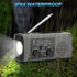 Emergency Radio, 4000mAh Solar Hand Crank AM/FM/NOAA Portable Weather Radio with Phone Charger