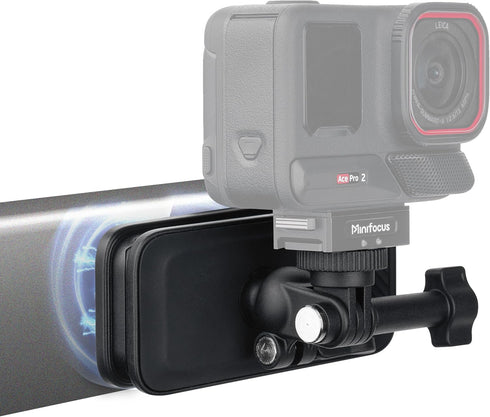 MINIFOCUS Backpack 360 Insta360 Magnetic Mount Clip, Universal Swivel Action Camera Clip for Go Pro DJI Osmo AKASO
