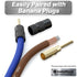 InstallGear 14 Gauge Speaker Wire Cable 100 ft, 14 AWG True Spec Soft Touch Cables for Car Audio, Stereos & Home Theater