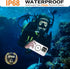 iPhone 15 Pro Max Waterproof Case Compatible with MagSafe, Translucent Slim IP68 Underwater Built-in Screen Protector,