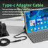 Varbmt 3.28Ft 5.5mm 2.1mm 1Pack USB C to DC Adapter Cable, Type C USB-C Female Input to DC x Power PD Charge Cable Made