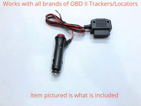 OBD ll GPS Tracker Power Supply Adapter with ON/Off Switch for 12V Outlet