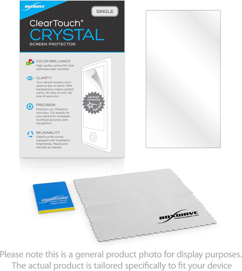 BoxWave Screen Protector for Canon PowerShot S90 - ClearTouch Crystal, HD Film Skin to Shield Against Scratches
