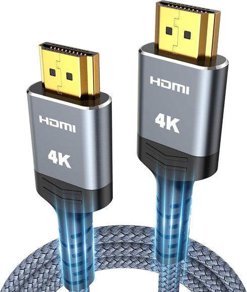 Highwings 4K HDMI Cable 3.3FT/1m 4K@60Hz HDR Braided HDMI 2.0 Cord, 18Gbps
