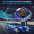 LENCENT Wireless Bluetooth 5.0 FM Transmitter Car Kit, Type-C PD 20W + QC3.0 Fast USB Charger, Hands-Free Calling, Hi