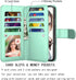 Njjex Wallet Case for iPhone 11 PRO Max 2019, PU Leather ID Credit Holder Folio Flip with Detachable Kickstand