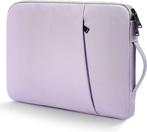 15.6 Inch Water-Resistant Laptop Sleeve Case with Handle for HP, Lenovo, Dell, ASUS, Acer Chromebook 15 - Purple