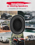 KEMIMOTO 6x9 Speaker Pods, Universal Speaker Boxes Enclosures, Compatible with UTV, RV, Car, Boat, Black, 2pcs