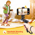 Zeadio Phone Tripod Stabilizer Grip, Smartphone Handheld Portable Selfie Stick Desktop Tabletop Stand Mount Holder