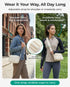 2 1 BAGSMART in Puffy Camera Sling Bag Small Camera Shoulder Bag DSLR/SLR/Mirrorless Crossbody Photography Camera Case