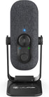 JLab Go Talk USB Microphone, Black, USB-C Output, Cardioid or Omnidirectional, Plug and Play with Volume Control