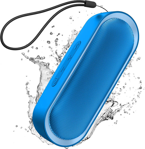 LENRUE Bluetooth Speakers, Waterproof Portable Speakers with TWS, 24 Playtime, Stereo Sound, Wireless for Home Shower