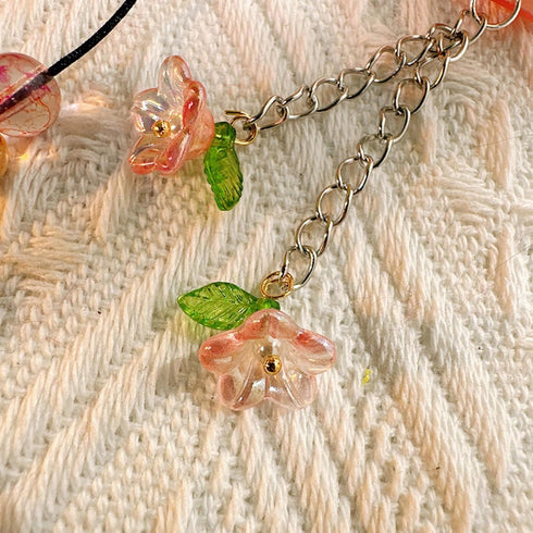 Misright Wishing Lamp Bead Pendant Phone Chain Hangings Rope Phone Chain Strap Bag Decoration Lanyard Keychain