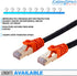Cables Direct Online 10FT Cat7 Outdoor Ethernet Cable, 26AWG SFTP Heavy-Duty Networking Patch Cord, RJ45, 600Mhz