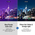 Neewer 58mm Natural Night Filter with HD Neodymium Glass, Light Pollution Reduction for Night City Sky Shots