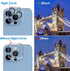 JETech 9H Tempered Glass Camera Lens Protector for iPhone 13 Pro Max & Pro, HD Clear, Anti-Scratch, 3-Pack.