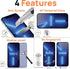 IceSword Anti Blue Light Screen Protector for iPhone 14 Plus/13 Pro Max (6.7") - 2022 Shatterproof 9H Tempered Glass,