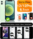 Anqrp 360 12/12 6.1" Rotatable Stand Magnetic Case for iPhone Pro with Adjustable Invisible Kickstand, [Compatible