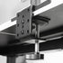 VIVO Steel Reinforcement Bracket Mount Plate for Thin Glass Table Tops, Clamp Compatible with Monitor Stands