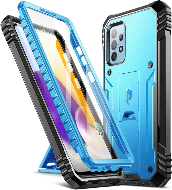 Poetic Revolution Case for Samsung Galaxy A72, Full Body Rugged Shockproof Protective Cover with Built-in Screen