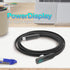 BoxWave MP3 (2.4 (4ft) (100W), Cable Compatible with Safuciiv Player in) - PowerDisplay PD Right Angle Cable - USB-C