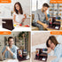 VEIYAILU Gifts for Men Women Brother Boss Boyfriend Him Nightstand Organizer Gifts for Dad from Daughter Son Wood Phone