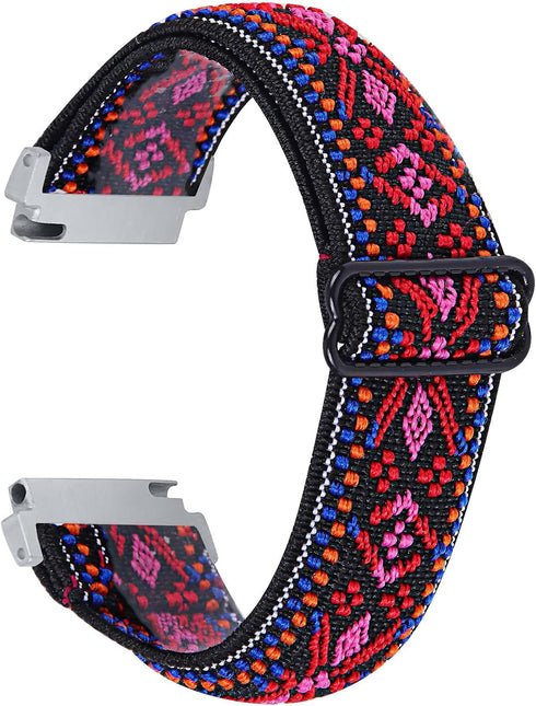 Elastic Wristbands Compatible with Embr Wave 2, Soft Breathable Nylon Loop Adjustable Quick Release Replacement Strap
