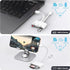 basecolors 2Pack 2.0 USB C SD Card Reader for iPhone/iPad,SD Card Reader,Dual Card Slot USB Memory Card Reader Supports