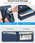 MagSafe Wallet Stand with Airtag Holder, Strongest Magnetic Phone Wallet for iPhone 16/15/14/13/12 Series, RFID