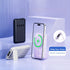 RCHL Magnetic Wireless Portable Charger 10000mAh, Built-in 4 Cables, 22.5W PD Fast Charging Battery Pack