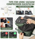 Backpack Backpacks 18x14x8 inches Daypack,BrownGreen BOXSAM Large Vacuum Travel with Pump for Women, Personal Item