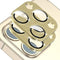 2 Pack Camera Lens Protector Compatible for iPhone 13 Pro/Max,Aluminum Alloy Metal