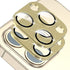 2 Pack Camera Lens Protector Compatible for iPhone 13 Pro/Max,Aluminum Alloy Metal