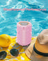 Portable Bluetooth Speaker with Lights, Crystal Clear Sound, IPX5 Waterproof, All Day Playtime, AUX & TF-Card Input