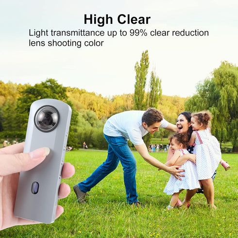 PULUZ PC Protective Lens Cover Case for Ricoh Theta SC2 / S/V Spherical Cameras Accessories