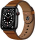 OUHENG Compatible Apple Watch Band, Genuine Leather Replacement Strap for iWatch SE2 Series 10 9 8 7 6 5