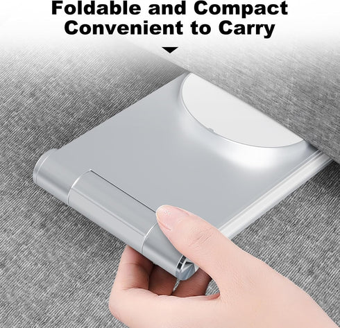 Foldable Aluminum Alloy 3 in 1 Magnetic Wireless Charger, Charging Station for Travel/Home/Office, Compatible with