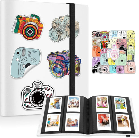 Ablus Mini Photo Album for Fujifilm Instax Mini Camera, Polaroid Snap, Z2300, SocialMatic & Zip Instant Cameras (160